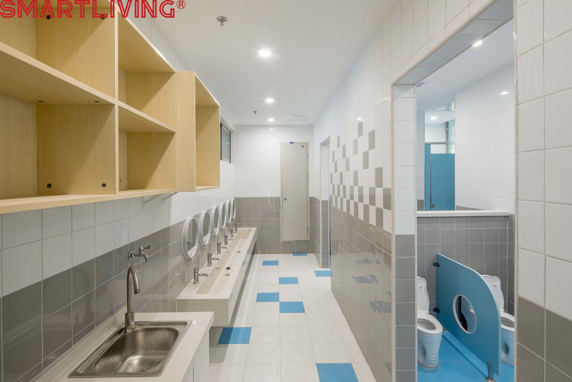 Thiết kế nhà vệ sinh cho trẻ trong trường mầm non