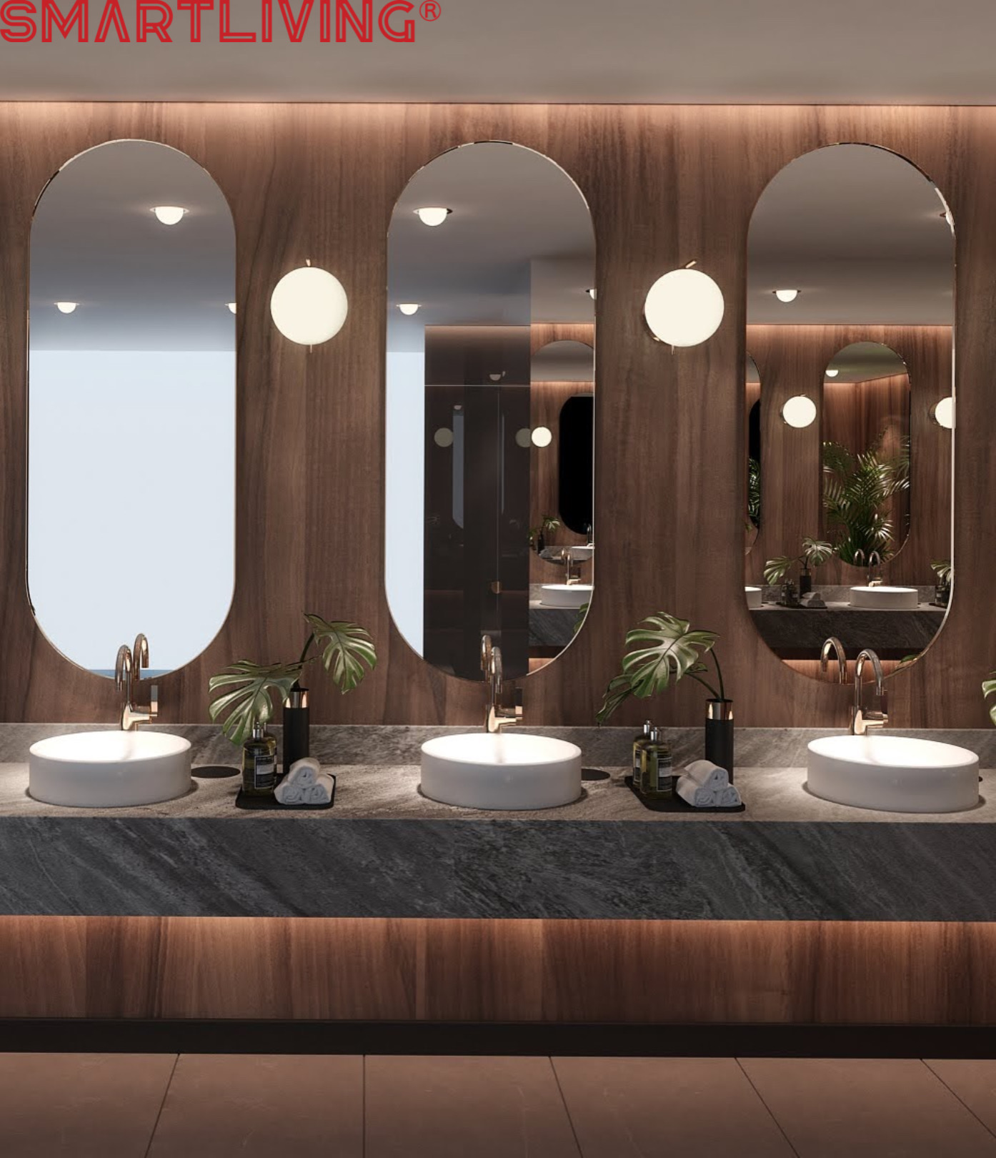 Thiết kế nhà vệ sinh cho nhà hàng, khách sạn